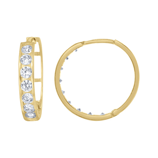 10Kt Gold Hoop Earrings