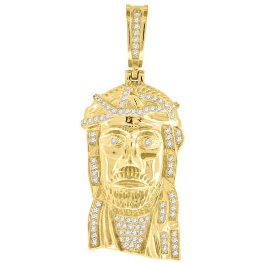 925-Cz Jesus Charm