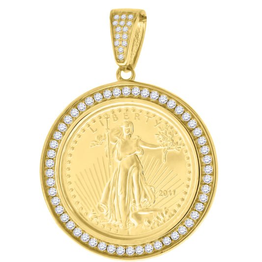 925-Cz Medalian Charm