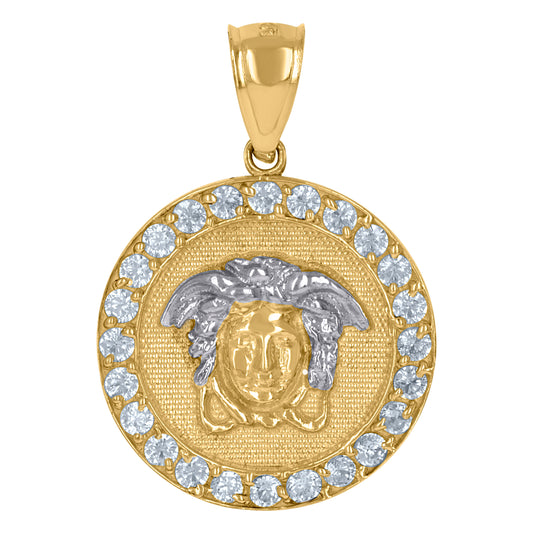 10Kt Gold Cz Pendant