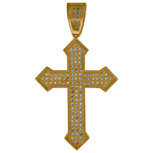 10Kt Gold Cz Pendant