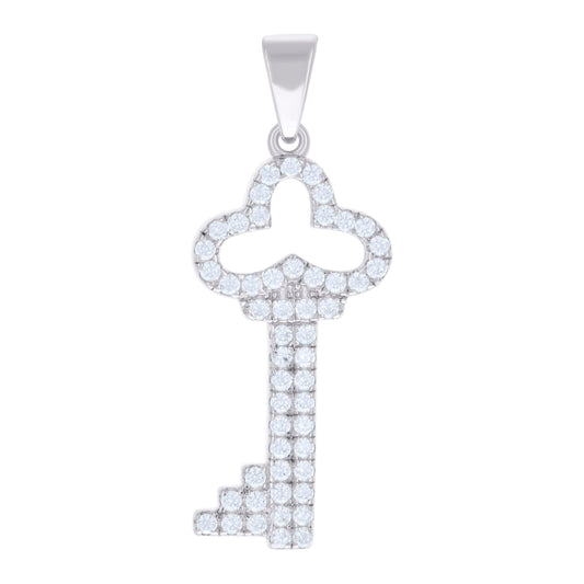 925 Sterling Silver Cz Pendant