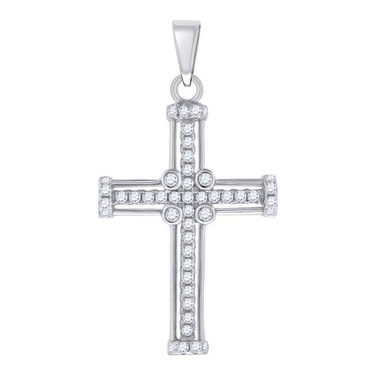 925 Sterling Silver Cz Pendant