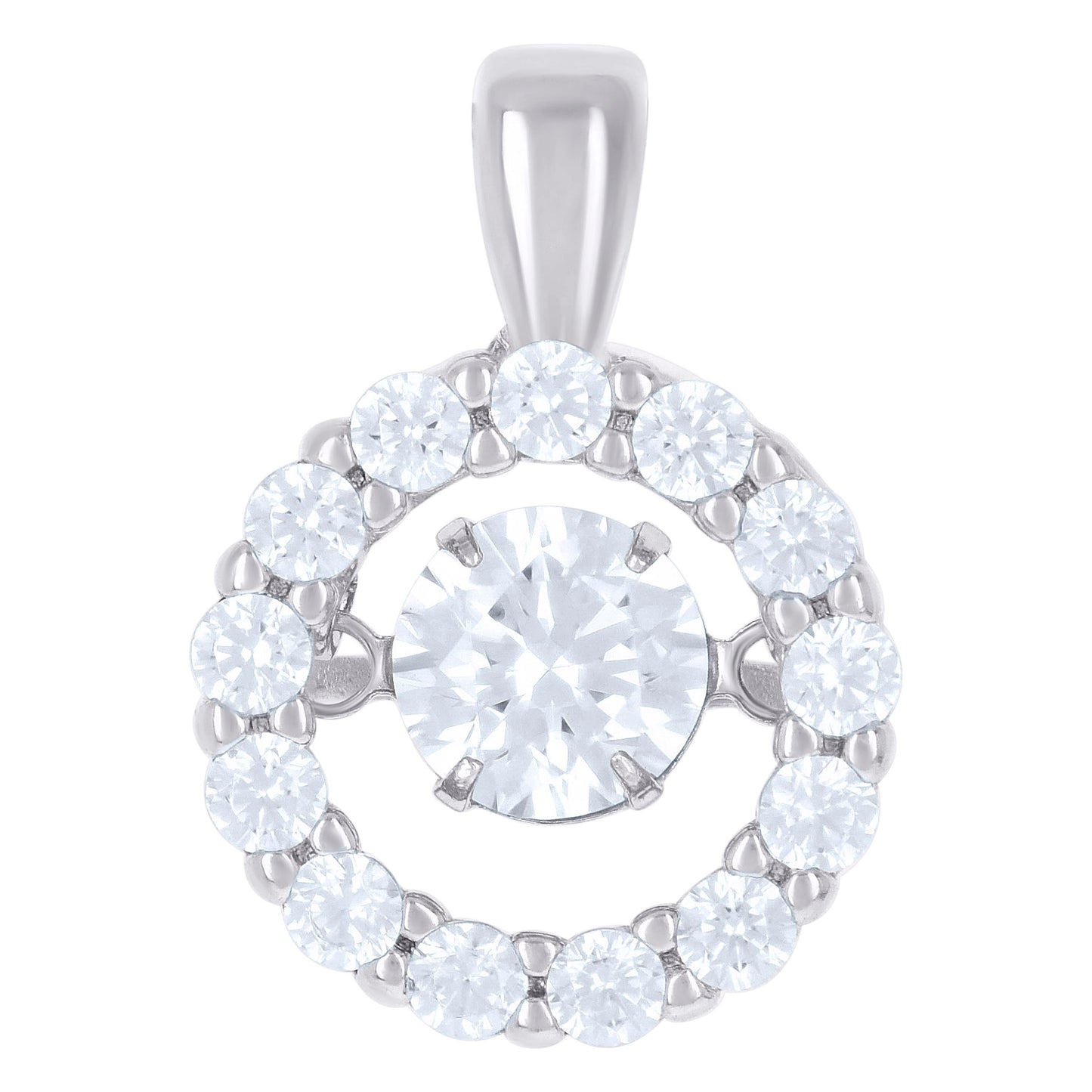 925 Sterling Silver Cz Pendant