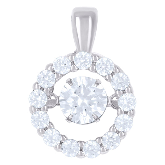925 Sterling Silver Cz Pendant