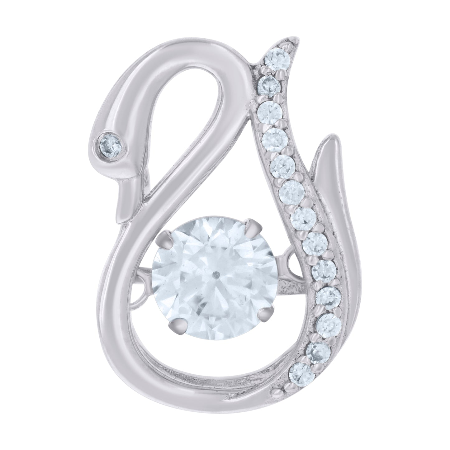 925 Sterling Silver Cz Pendant