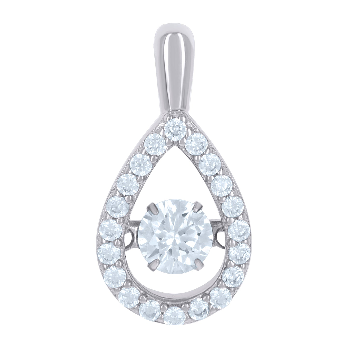 925 Sterling Silver Cz Pendant