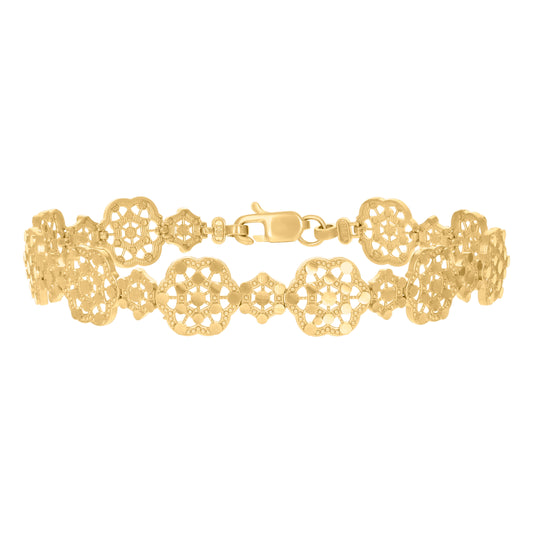 10Kt Gold Bracelet 8"
