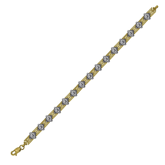 10Kt Gold 8" Bracelet