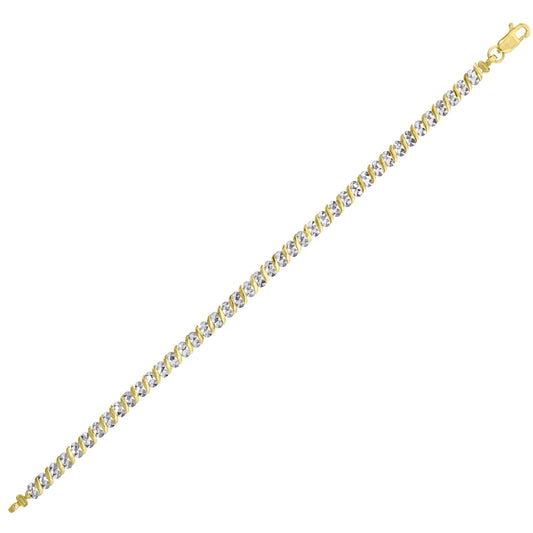 10Kt Gold 8" Bracelet