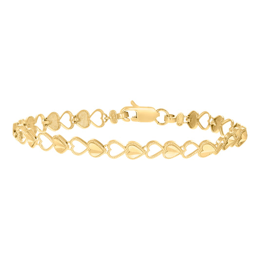 10Kt Gold 7" Bracelet