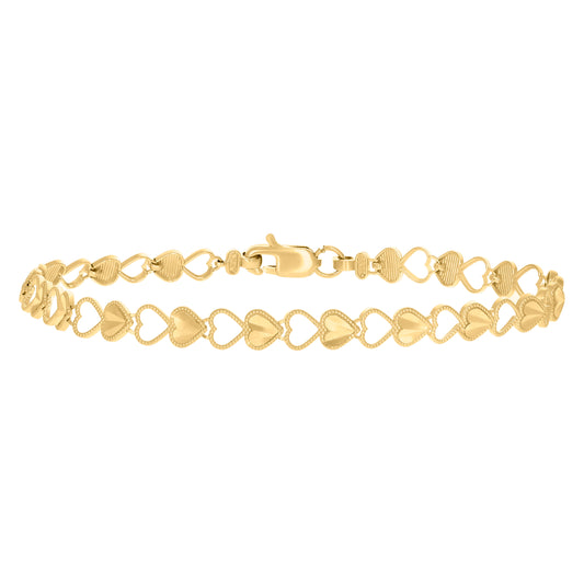10Kt Gold 8" Bracelet