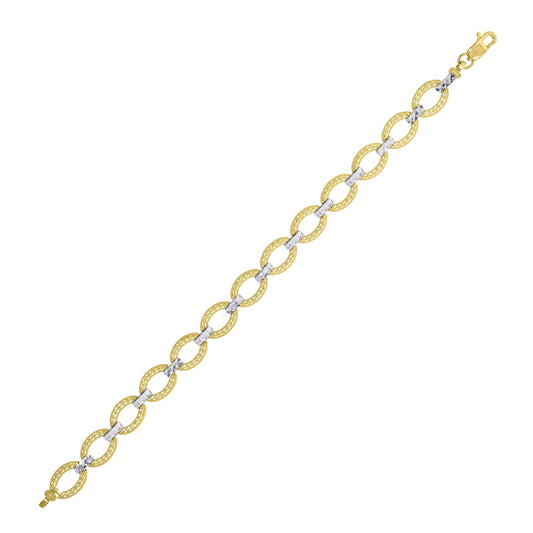 10Kt Gold 8" Bracelet