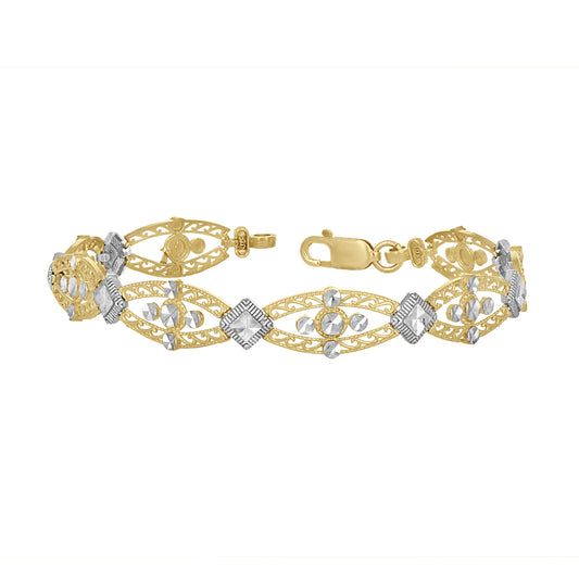 10Kt Gold"7"Bracelet