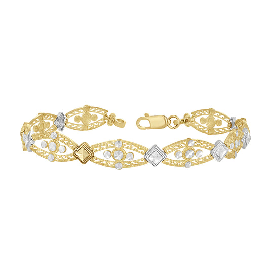 10Kt Gold 8" Bracelet