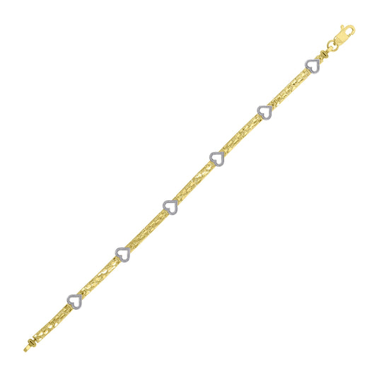 10Kt Gold 8" Bracelet