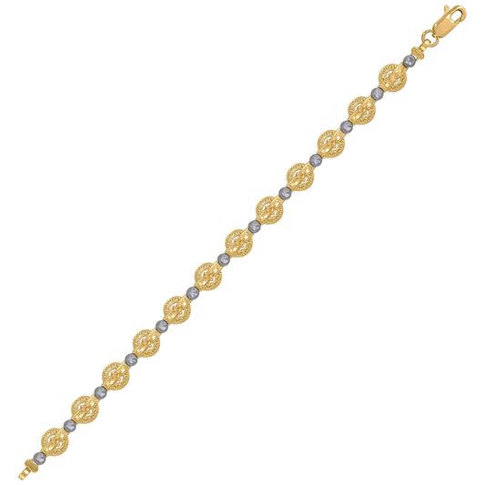 10Kt Gold 7" Bracelet