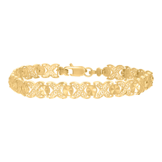 10Kt Gold 7" Bracelet