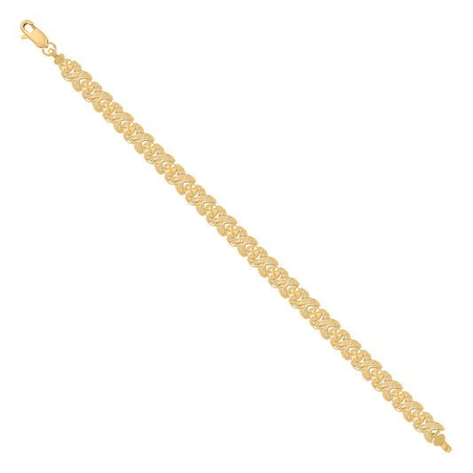 10Kt Gold 8" Bracelet