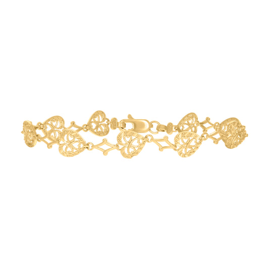 10Kt Gold 7" Bracelet