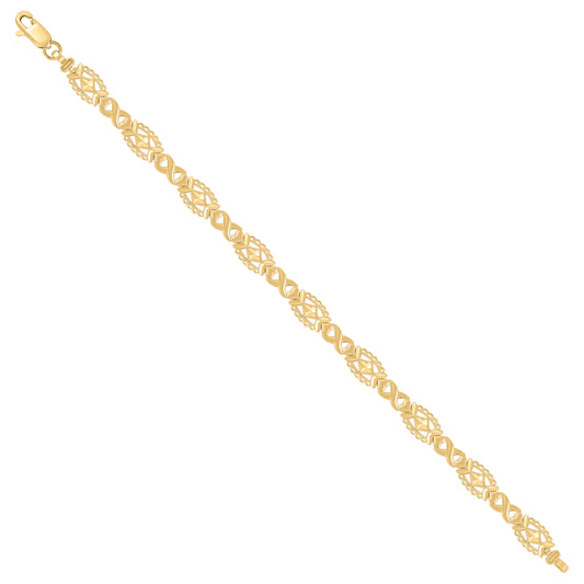 10Kt Gold 8" Bracelet