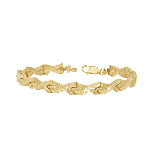 10Kt Gold 7" Bracelet