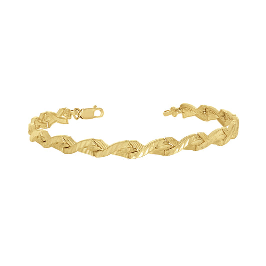 10Kt Gold 8" Bracelet