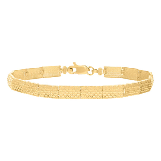 10Kt Gold 7" Bracelet