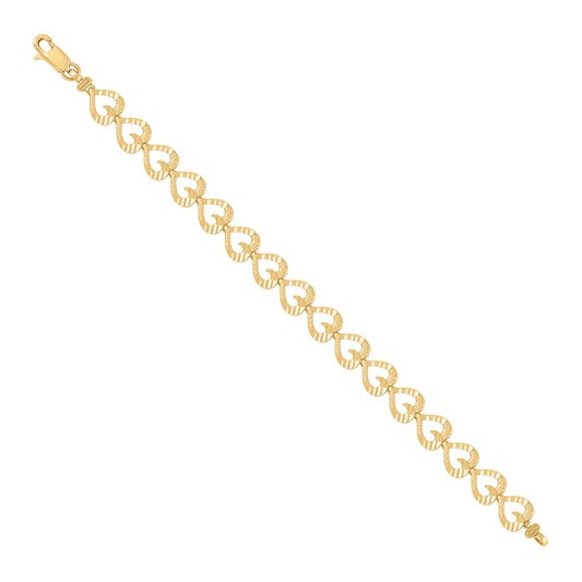 10Kt Gold 8" Bracelet