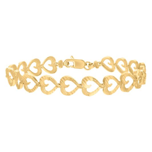 10Kt Gold 8" Bracelet