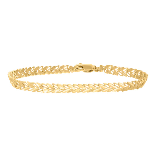 10Kt Gold 8" Bracelet