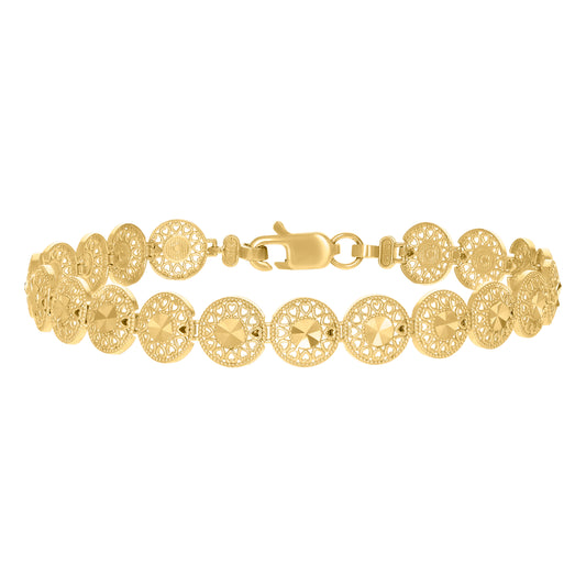 10Kt Gold 7" Bracelet