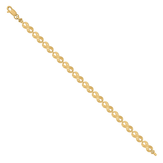 10Kt Gold 8" Bracelet