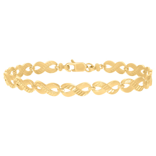 10Kt Gold 8" Bracelet