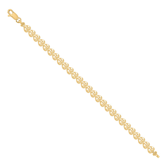 10Kt Gold Bracelet 7"