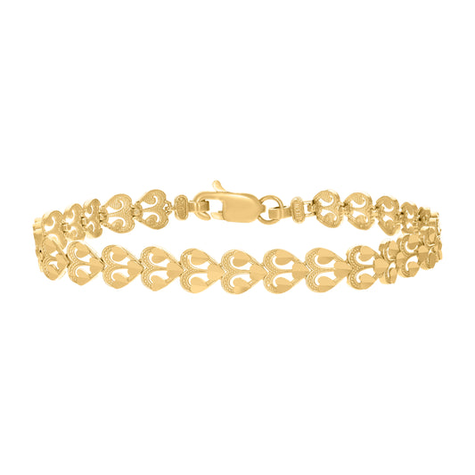 10Kt Gold Bracelet 7"