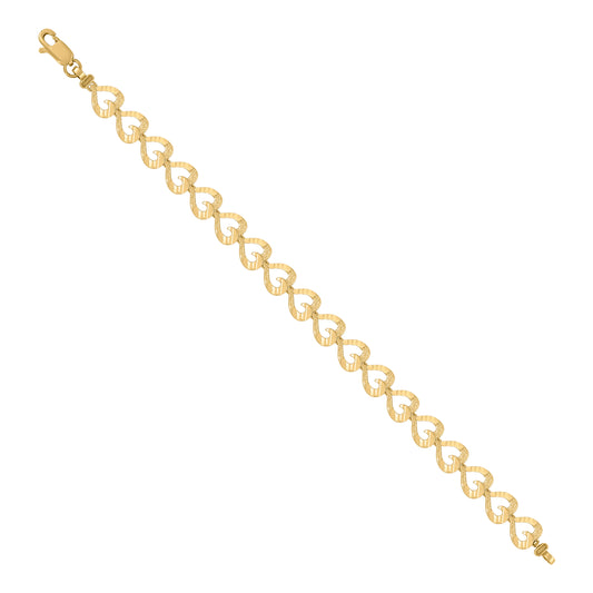 10Kt Gold Bracelet 8"