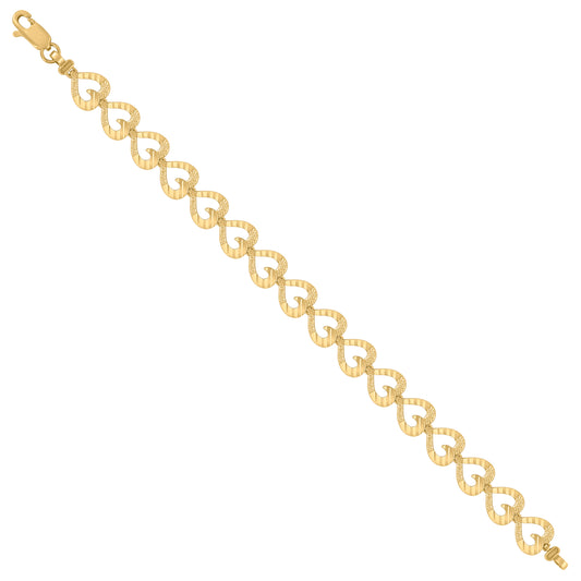 10Kt Gold 7" Bracelet