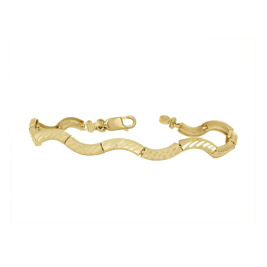10Kt Gold 7" Bracelet