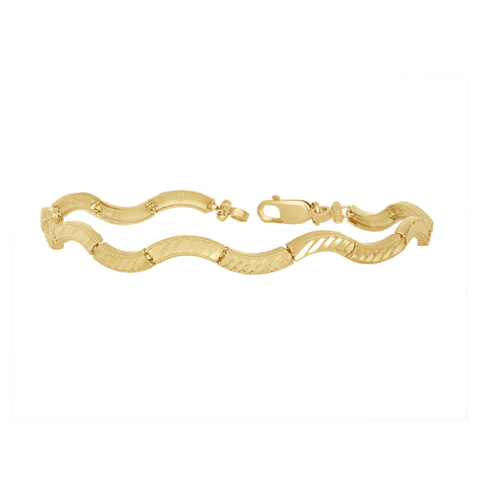 10Kt Gold 8" Bracelet