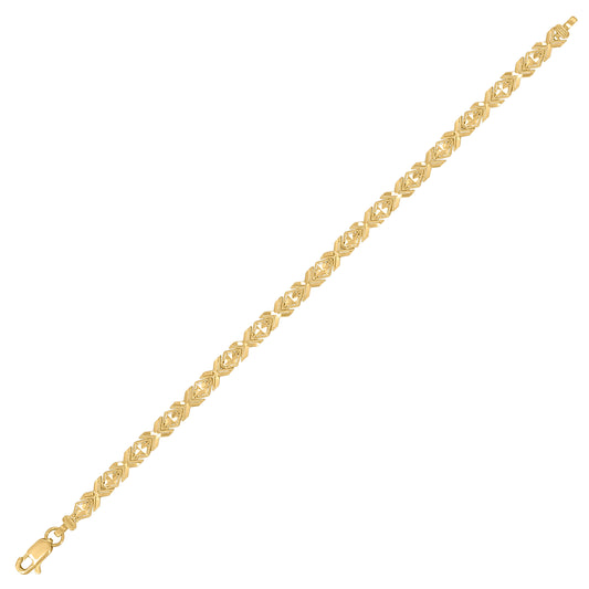 10Kt Gold 8" Bracelet
