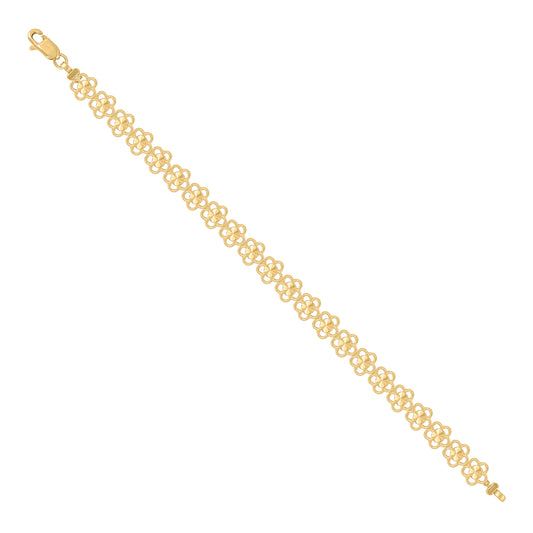 10Kt Gold 8" Bracelet