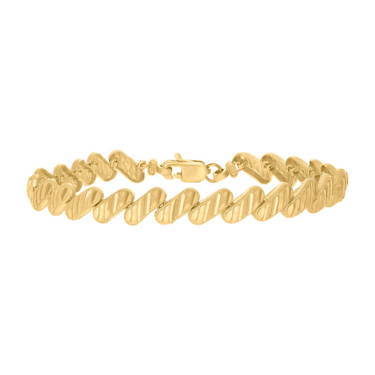 10Kt Gold 7" Bracelet