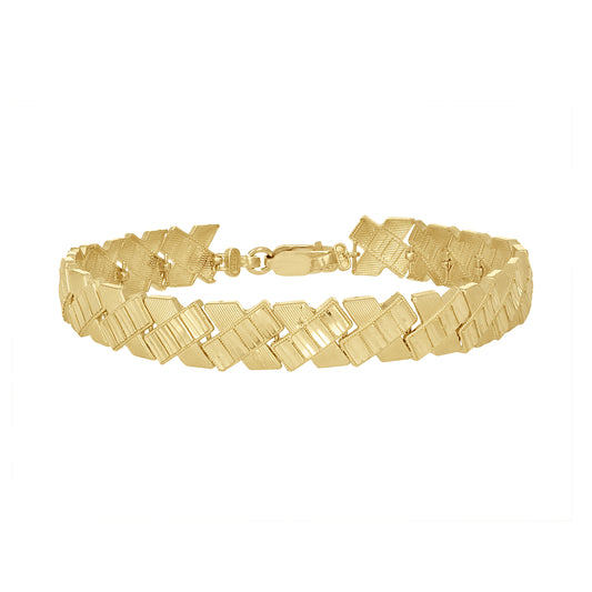 10Kt Gold 8" Bracelet