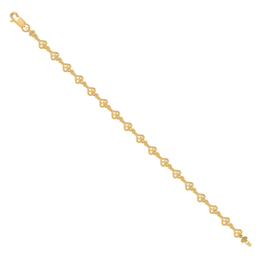 10Kt Gold 7" Bracelet