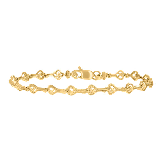 10Kt Gold 7" Bracelet