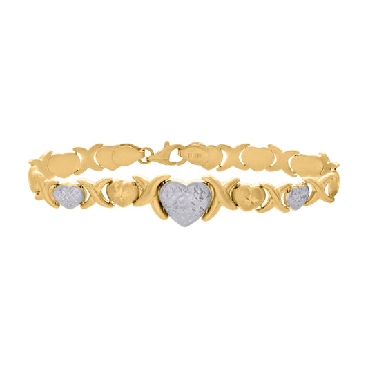 10Kt Gold Turkish Bracelet 7"