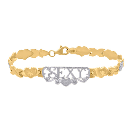 10Kt Gold Turkish Bracelet 7"