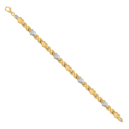 10Kt Gold Turkish Bracelet 7"