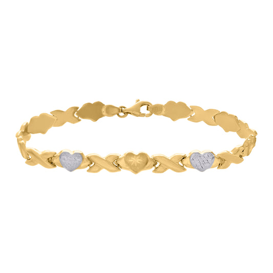 10Kt Gold Turkish Bracelet 7"